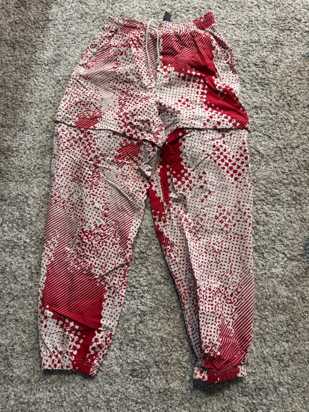 Lululemon Mid-Rise Pant Tech Canvas-R Red and White Size 6